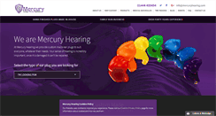 Desktop Screenshot of mercuryhearing.com