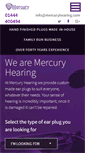 Mobile Screenshot of mercuryhearing.com